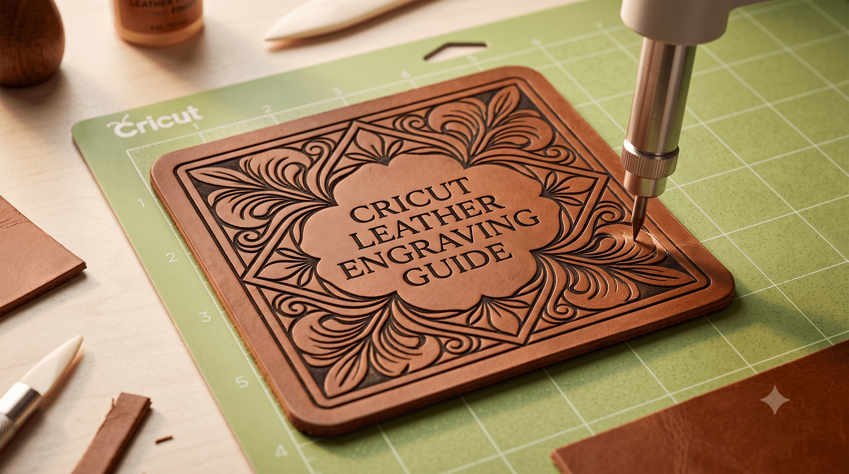 Cover Image for Stop Scratching the Surface: The Real Guide to Cricut Leather Engraving