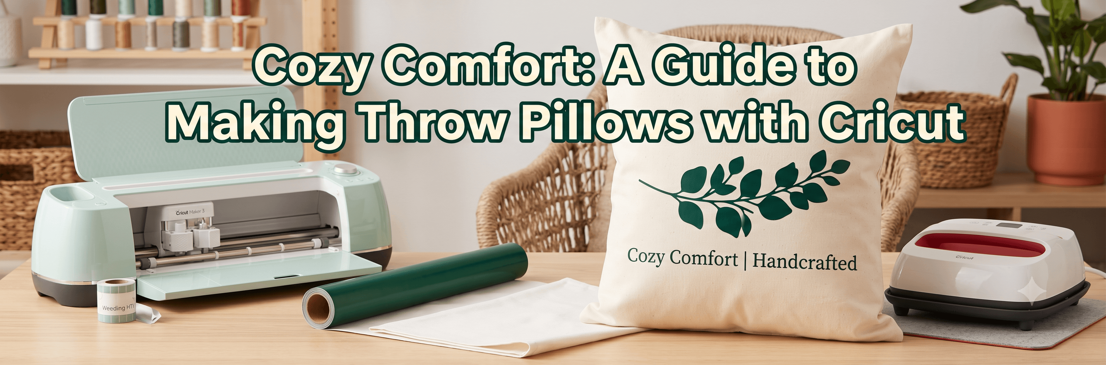 Cover Image for Create Cozy Comfort: A Guide to Making Throw Pillows with Cricut