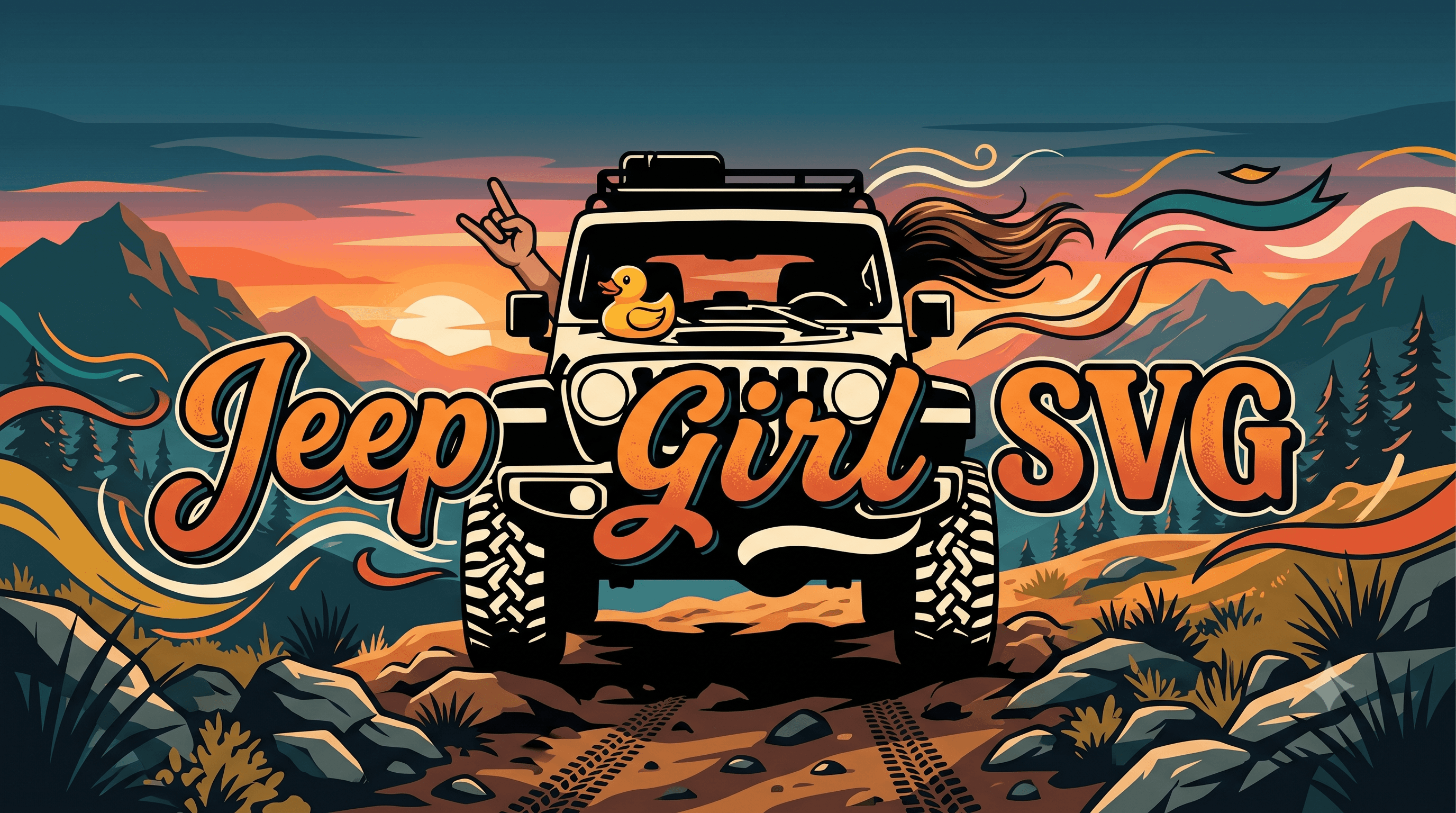 Cover Image for Jeep Girl SVG: Cute Designs for Your Next Project