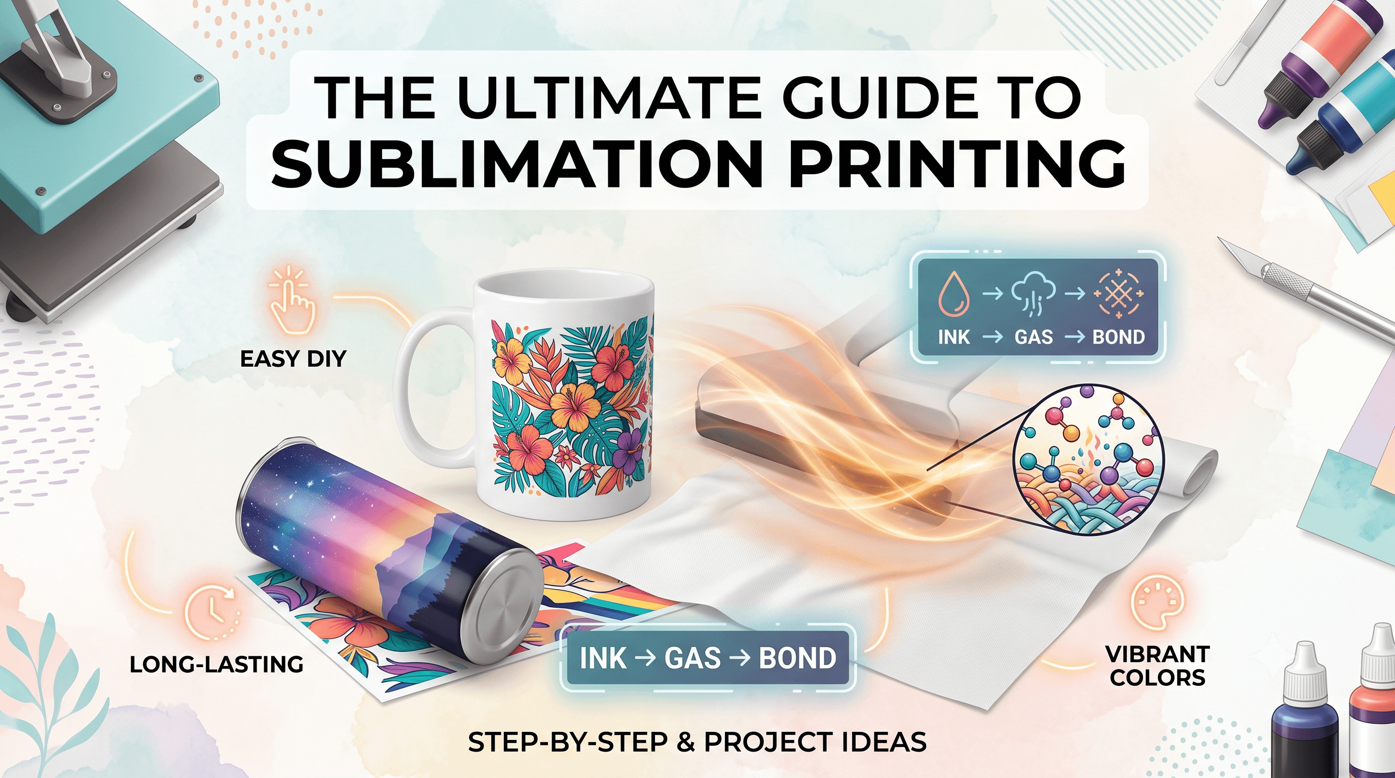 Cover Image for What Can You Sublimate On? A Complete Guide to Materials & Substrates
