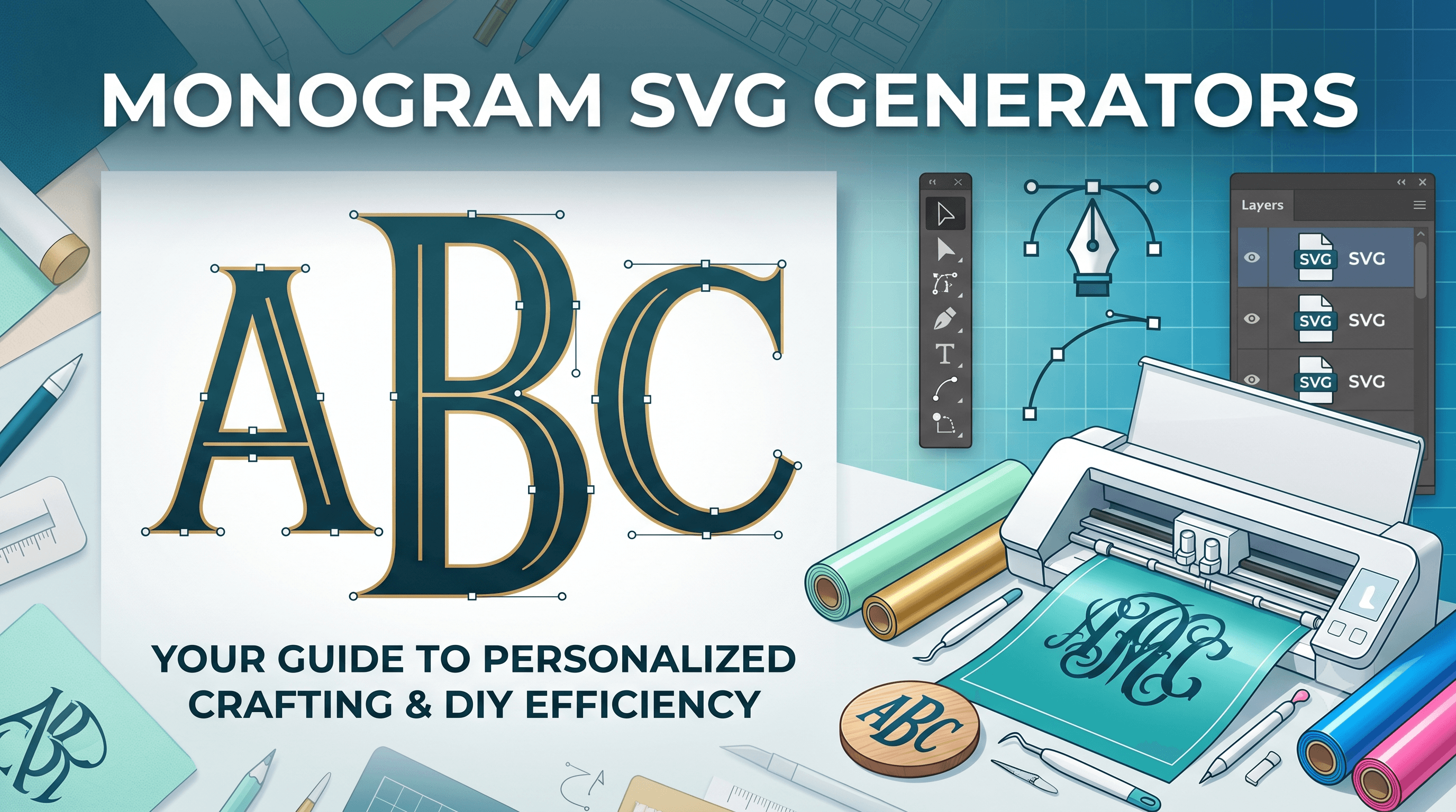 From Text Prompt to Cut-Ready Monogram: Build Custom Monogram SVGs in Seconds