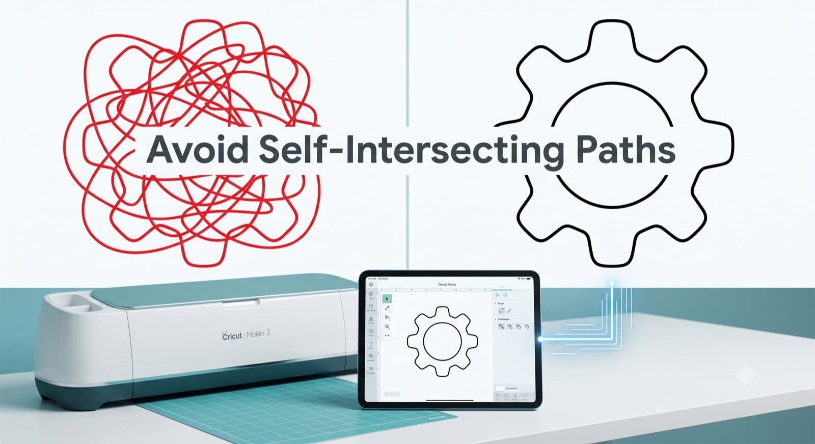 Fix Self-Intersecting Paths That Cause Weird Gaps When You Cut