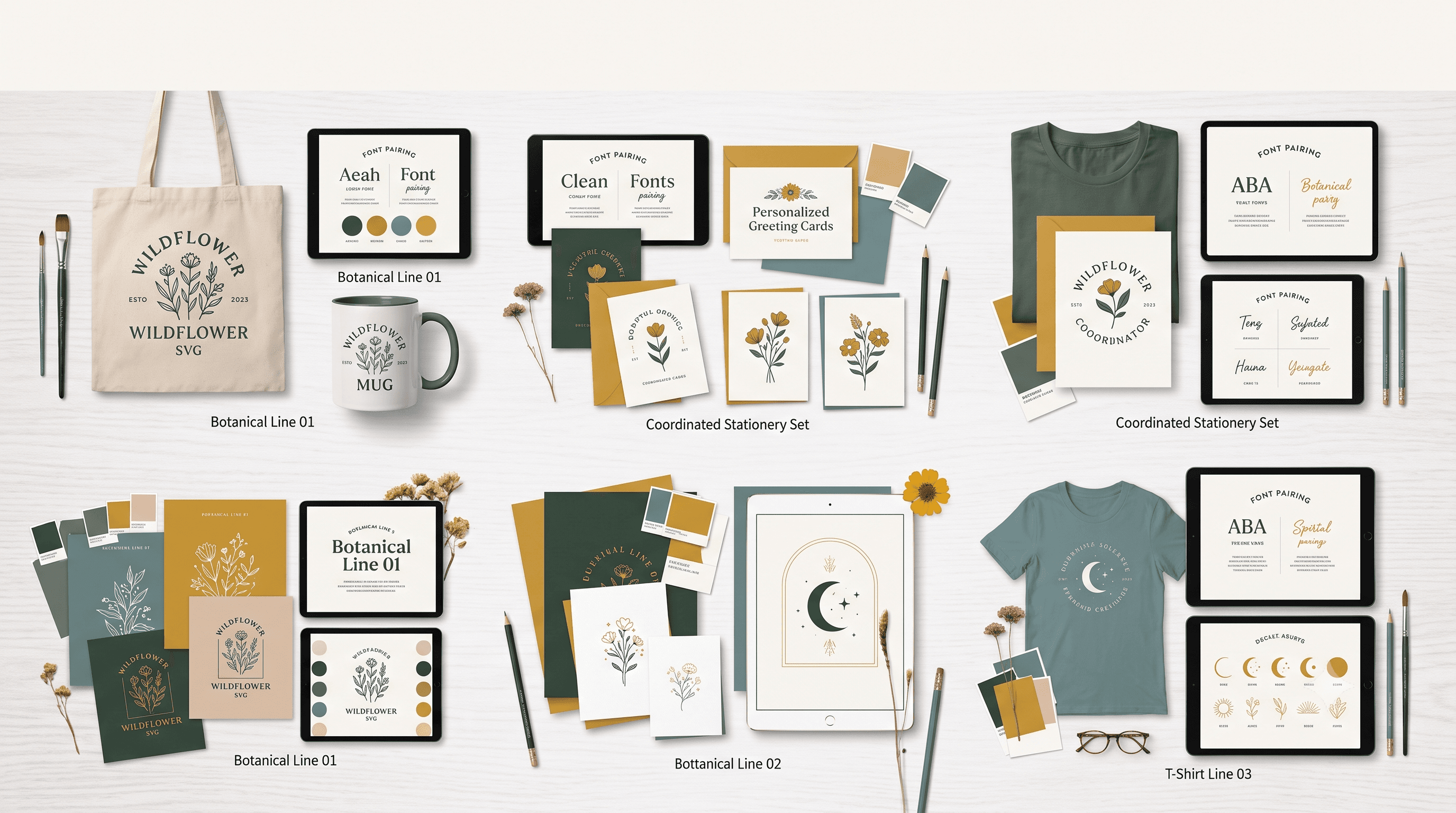 Cover Image for Building a Matching SVG Set for a Themed Etsy Product Line