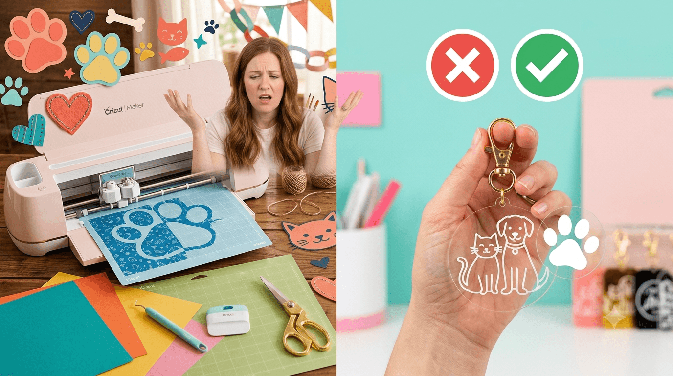 Cover Image for Cricut and Acrylic: What Actually Works (and What Doesn't)