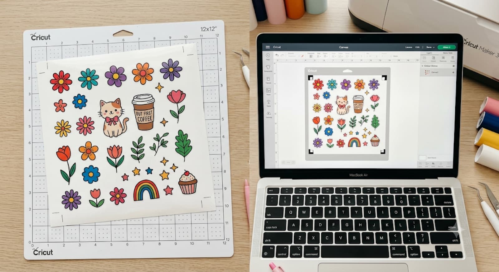Cover Image for How to Make Stickers with Cricut (Print Then Cut Guide)