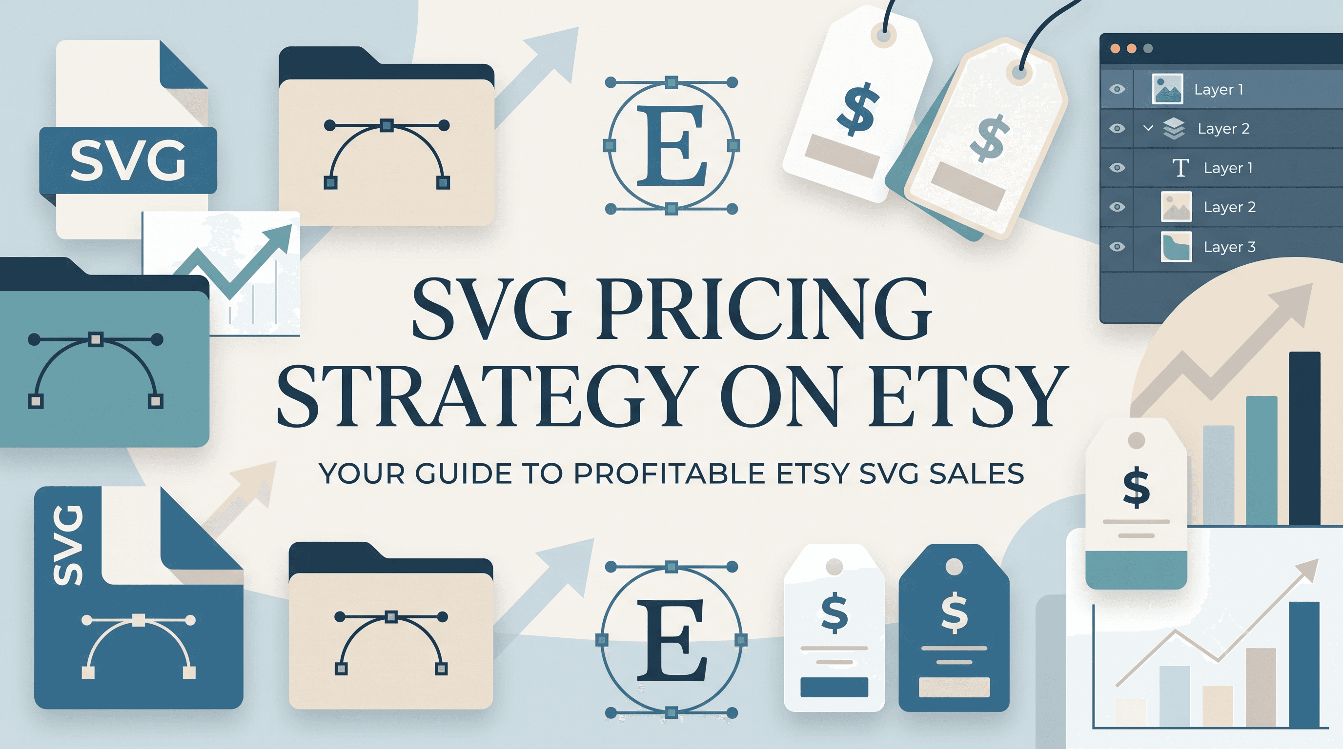 Cover Image for How to Price SVG Files on Etsy Without Getting Undercut by $1 Bundles
