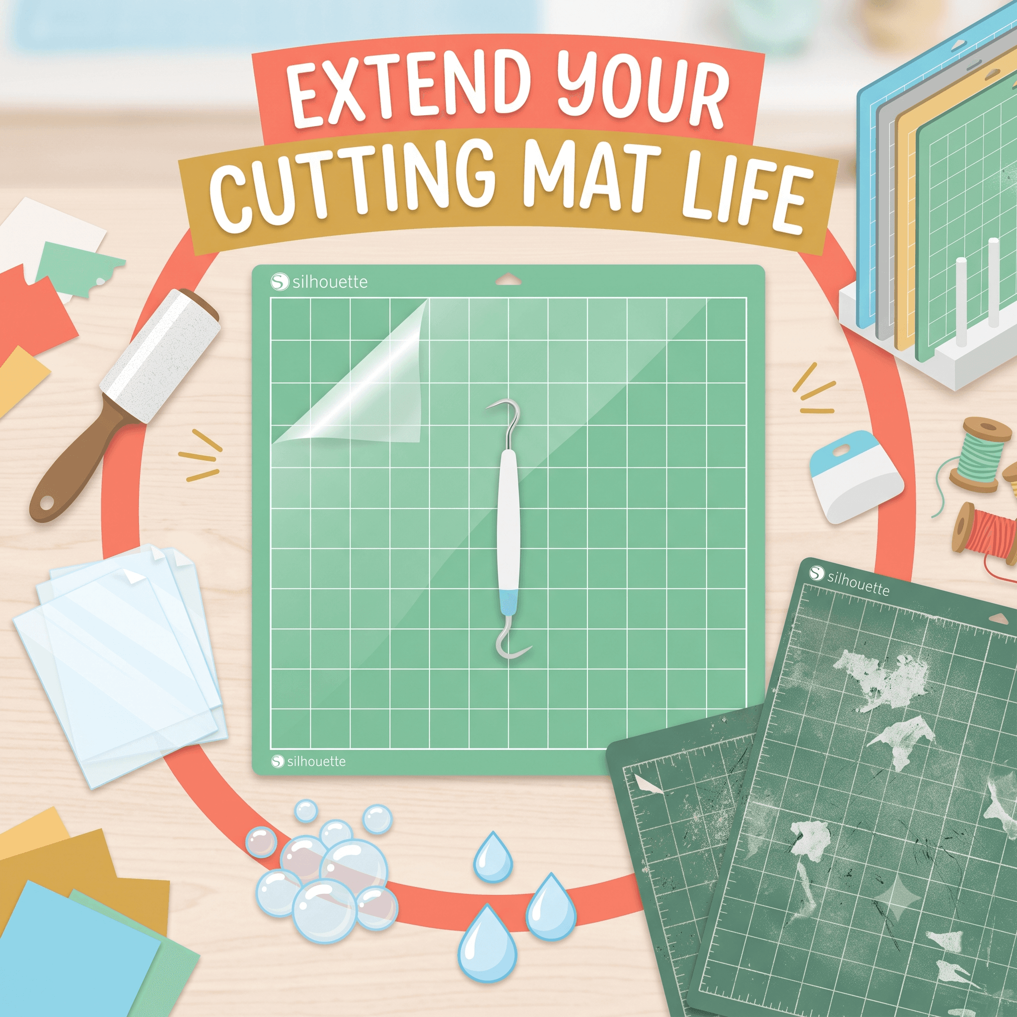 Cover Image for How to Make Your Silhouette Cutting Mat Last Longer