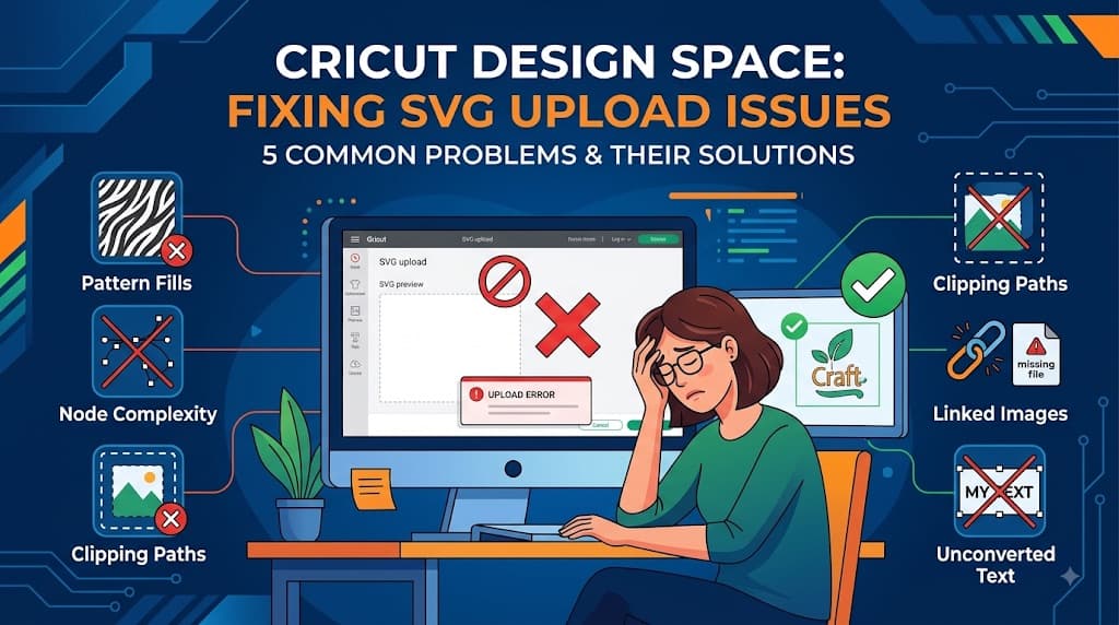 Cover Image for Why Your SVG Won't Upload to Cricut Design Space (And the 5-Second Fix)